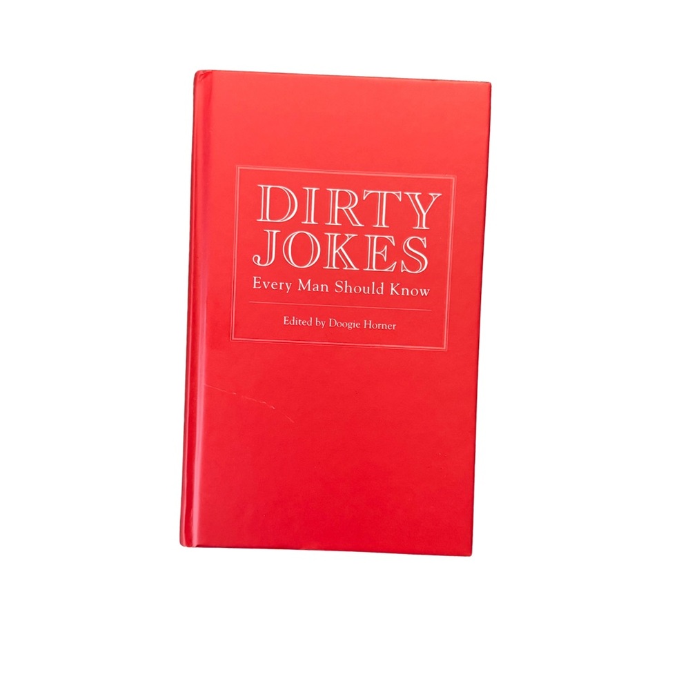 Red 'Dirty Jokes Every Man Should Know” Book‎